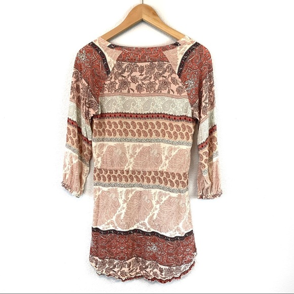 O’Neill Paisley Print Boho Beach Tunic Coverup - Picture 4 of 6